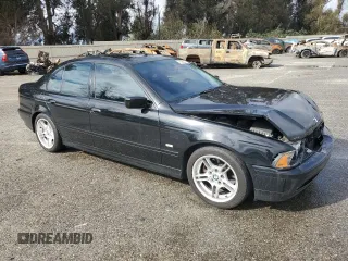 2002 BMW 5 Series 540iA with VIN WBADN63422GN86602, listed as a Copart auction lot 43392445 with 159,974 mi miles and Salvage Title. Bid and sale history available at carsss.com. Image 4.