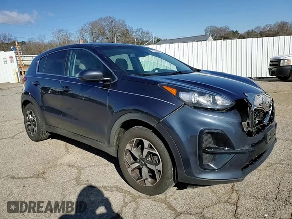 2021 Kia Sportage LX with VIN KNDPM3AC1M7888414, listed as a Copart auction lot 45308345 with 201,295 mi miles and Salvage Title. Bid and sale history available at DreamBid. Image 12.