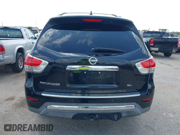 2015 Nissan Pathfinder SV with VIN 5N1AR2MN8FC689252, listed as a IAAI auction lot 42409596 with 165,825 mi miles and . Bid and sale history available at DreamBid. Image 16.