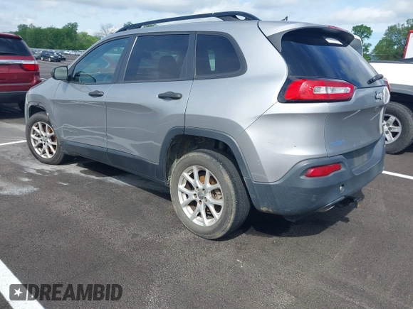 2016 Jeep Cherokee Sport with VIN 1C4PJLAB0GW207556, listed as a IAAI auction lot 42070738 with 218,142 mi miles and . Bid and sale history available at DreamBid. Image 3.