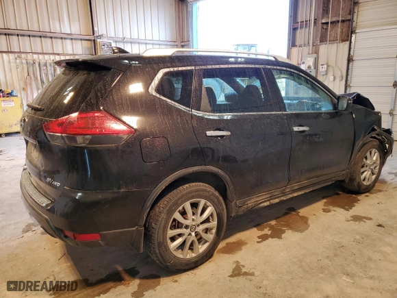 2017 Nissan Rogue SV with VIN KNMAT2MV0HP587557, listed as a Copart auction lot 44747515 with 151,375 mi miles and Salvage Title. Bid and sale history available at carsss.com. Image 3.