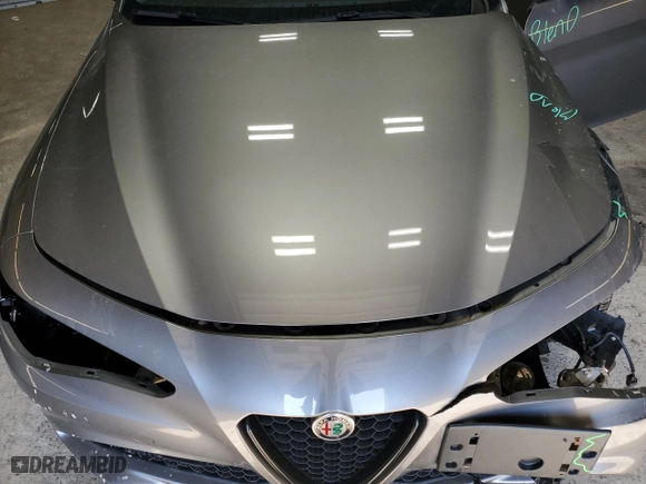 2021 Alfa Romeo Giulia Ti with VIN ZARFANBN4M7644262, listed as a Copart auction lot 48141725 with 23,550 mi miles and Salvage Title. Bid and sale history available at carsss.com. Image 11.