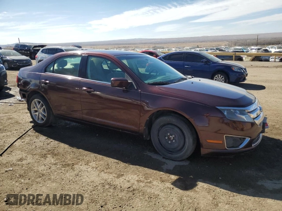 2012 Ford Fusion SEL with VIN 3FAHP0JA9CR200133, listed as a Copart auction lot 45947675 with 59,220 mi miles and Salvage Title. Bid and sale history available at carsss.com. Image 4.