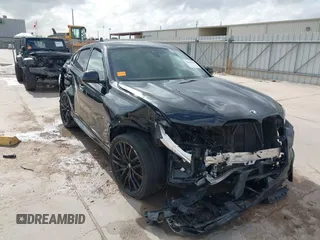 2022 BMW X6 xDrive40i with VIN 5UXCY6C01N9K61756, listed as a IAAI auction lot 41083429 with 53,132 mi miles. Bid and sale history available at carsss.com. Image 1.