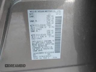 2013 Nissan Pathfinder SL with VIN 5N1AR2MM8DC632098, listed as a IAAI auction lot 41974948 with 145,741 mi miles and . Bid and sale history available at DreamBid. Image 9.