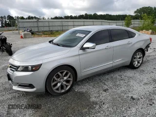 2017 Chevrolet Impala Premier with VIN 2G1145S38H9187589, listed as a Copart auction lot 60087205 with 98,944 mi miles and Salvage title. Bid and sale history available at DreamBid. Image 1.
