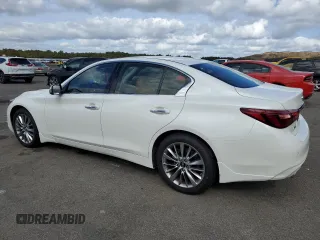 2024 Infiniti Q50 Luxe with VIN JN1EV7BR3RM631281, listed as a Copart auction lot 72021944 with 3,994 mi miles and Salvage Title. Bid and sale history available at DreamBid. Image 2.