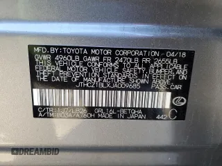 2018 Lexus GS with VIN JTHCZ1BLXJA009685, listed as a Copart auction lot 87436464 with 69,050 mi miles and Salvage Title. Bid and sale history available at carsss.com. Image 12.