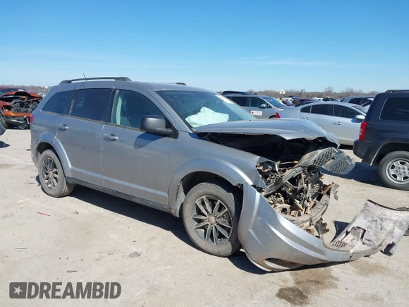2017 Dodge Journey SE with VIN 3C4PDCAB6HT573617, listed as a IAAI auction lot 41620301 with 158,116 mi miles and . Bid and sale history available at DreamBid. Image 1.