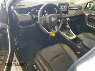 2025 Toyota RAV4 XLE Premium with VIN 2T3C1RFV9SW367432, listed as a Copart auction lot 59307585 with 7,570 mi miles and Salvage title. Bid and sale history available at DreamBid. Image 8.