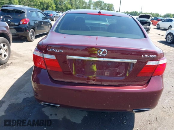 2007 Lexus LS 460 with VIN JTHBL46F975000819, listed as a IAAI auction lot 42547913 with 221,827 mi miles and . Bid and sale history available at DreamBid. Image 16.