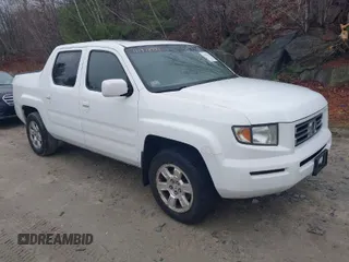 2008 Honda Ridgeline RTL with VIN 2HJYK16528H509919, listed as a IAAI auction lot 41978431 with 163,684 mi miles. Bid and sale history available at carsss.com. Image 1.