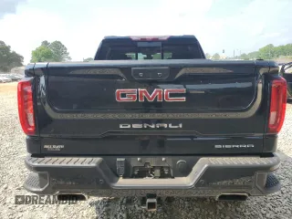 2020 GMC Sierra 1500 Denali with VIN 1GTU9FEL1LZ160062, listed as a Copart auction lot 59551395 with 106,223 mi miles and Salvage title. Bid and sale history available at DreamBid. Image 6.
