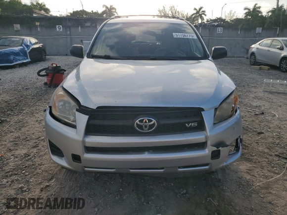 2010 Toyota RAV4 with VIN JTMBK4DV4AD014705, listed as a Copart auction lot 51756775 with 163,504 mi miles and Salvage Title. Bid and sale history available at carsss.com. Image 5.