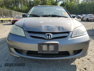 2004 Honda Civic LX with VIN 2HGES16594H622236, listed as a Copart auction lot 55475285 with 175,288 mi miles and Clean Title. Bid and sale history available at carsss.com. Image 5.