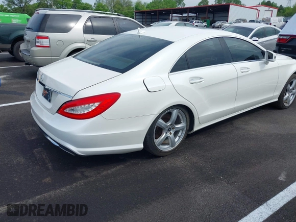 2013 Mercedes-Benz CLS-Class CLS 550 with VIN WDDLJ7DB2DA062813, listed as a IAAI auction lot 42124837 with 138,345 mi miles. Bid and sale history available at carsss.com. Image 4.