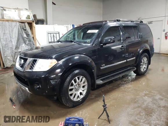 2008 Nissan Pathfinder LE with VIN 5N1BR18B98C614741, listed as a Copart auction lot 47683335 with 160,147 mi miles and Salvage Title. Bid and sale history available at carsss.com. Image 1.
