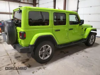 2021 Jeep Wrangler Unlimited Sahara Altitude с VIN 1C4HJXEG5MW841698, выставлен на аукционе Copart как лот 87254824 с пробегом 141 833 миль миль и Чистый • Clean title. История ставок и продаж доступна на DreamBid. Изображение 3.