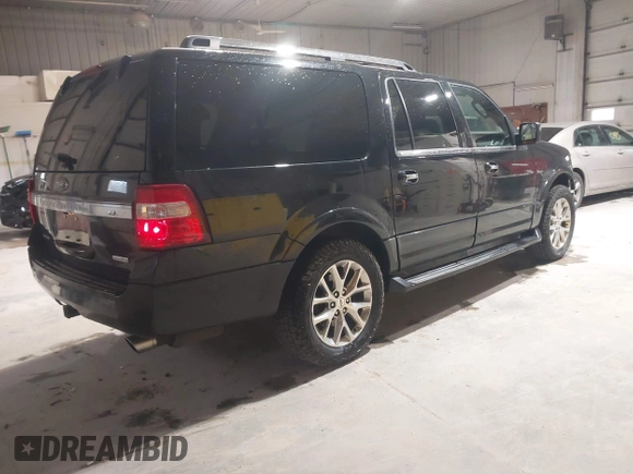 2017 Ford Expedition Max Limited с VIN 1FMJK2AT9HEA14976, выставлен на аукционе IAAI как лот 42112999 с пробегом 172 804 миль миль и . История ставок и продаж доступна на DreamBid. Изображение 4.