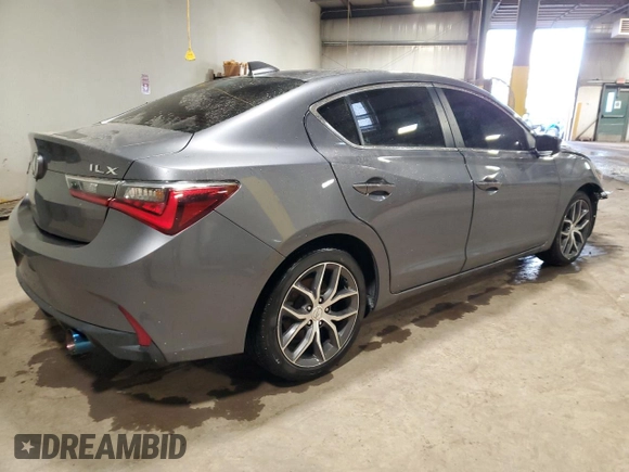 2020 Acura ILX Premium with VIN 19UDE2F78LA007863, listed as a Copart auction lot 47115795 with 42,234 mi miles and Salvage Title. Bid and sale history available at DreamBid. Image 3.