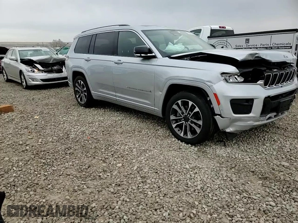 2023 Jeep Grand Cherokee Overland with VIN 1C4RJKDGXP8800940, listed as a Copart auction lot 85957204 with 25,894 mi miles and Salvage title. Bid and sale history available at DreamBid. Image 13.