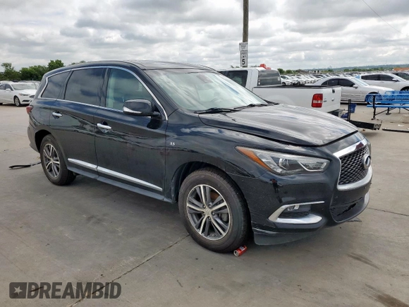 2019 Infiniti QX60 Pure with VIN 5N1DL0MM5KC521508, listed as a Copart auction lot 62563265 with 136,331 mi miles and Clean title. Bid and sale history available at DreamBid. Image 4.