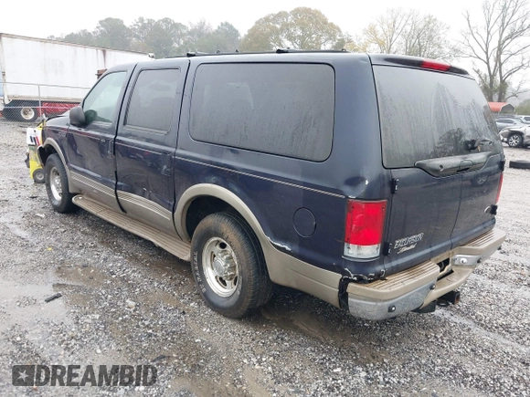 2000 Ford Excursion Limited z VIN 1FMNU42S0YEC70159, wystawiony jako IAAI lot #40918396 z przebiegiem 168 564 mil mil oraz . Historia ofert i sprzedaży dostępna na DreamBid. Obrazek 3.