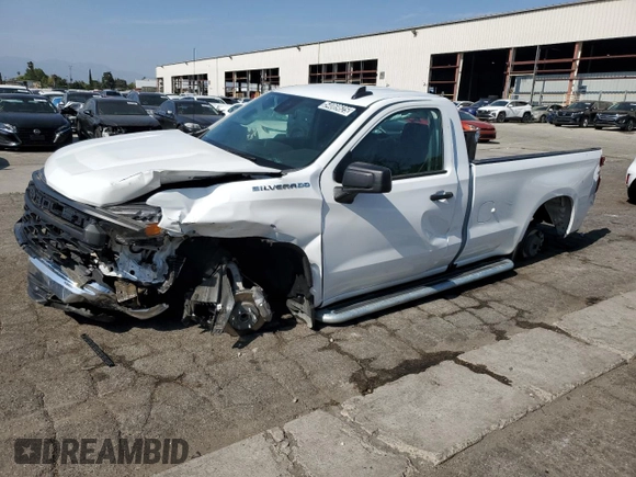 2024 Chevrolet Silverado 1500 Work Truck with VIN 3GCNAAED9RG365547, listed as a Copart auction lot 54069625 with 0 mi miles and Salvage Title. Bid and sale history available at carsss.com. Image 1.