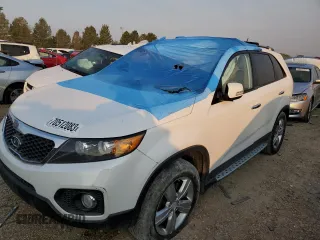 2013 Kia Sorento EX with VIN 5XYKU4A66DG334931, listed as a Copart auction lot 88740895 with Not Provided miles and Non Repairable. Bid and sale history available at carsss.com. Image 1.