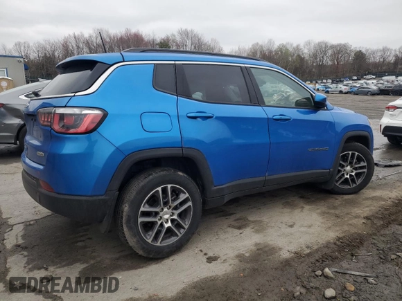 2018 Jeep Compass Latitude with VIN 3C4NJDBB9JT342849, listed as a Copart auction lot 52559935 with 81,241 mi miles and Salvage Title. Bid and sale history available at DreamBid. Image 3.