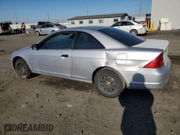 2002 Honda Civic with VIN 1HGEM21222L091278, listed as a Copart auction lot 42818095 with 163,957 mi miles and Salvage title. Bid and sale history available at DreamBid. Image 2.