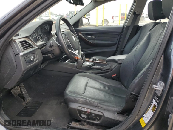 2014 BMW 3 Series 328i with VIN WBA3A5C55EP603570, listed as a Copart auction lot 52092455 with 125,249 mi miles and Salvage Title. Bid and sale history available at DreamBid. Image 7.