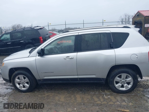 2013 Jeep Compass Sport with VIN 1C4NJCBA8DD264902, listed as a IAAI auction lot 41440255 with 144,877 mi miles. Bid and sale history available at carsss.com. Image 14.