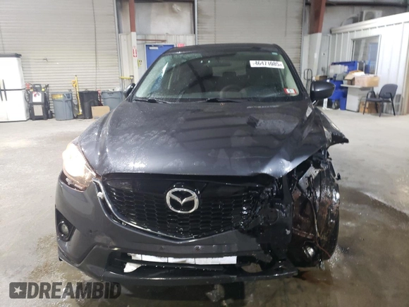 2014 Mazda CX-5 Touring with VIN JM3KE4CY8E0335573, listed as a Copart auction lot 46471085 with 80,041 mi miles and Salvage Title. Bid and sale history available at carsss.com. Image 5.