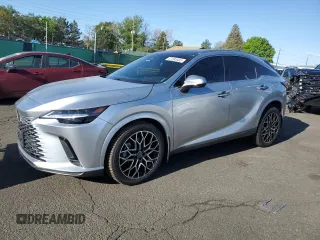 2023 Lexus RX 350h z VIN 2T2BBMCA3PC022150, wystawiony jako Copart lot #57596505 z przebiegiem 30 282 mil mil oraz Szkoda całkowita • Salvage title. Historia ofert i sprzedaży dostępna na DreamBid. Obrazek 1.