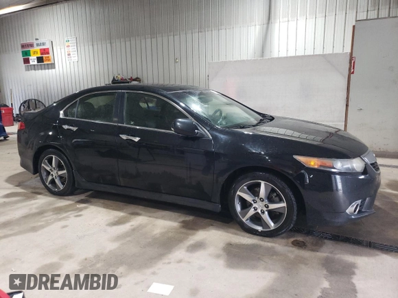 2012 Acura TSX Special Edition with VIN JH4CU2F85CC027433, listed as a Copart auction lot 62903415 with 221,561 mi miles and Salvage title. Bid and sale history available at DreamBid. Image 4.