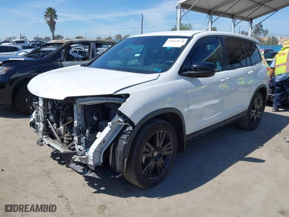 2021 Honda Passport Sport with VIN 5FNYF7H26MB004609, listed as a IAAI auction lot 41882670 with 77,934 mi miles. Bid and sale history available at carsss.com. Image 18.