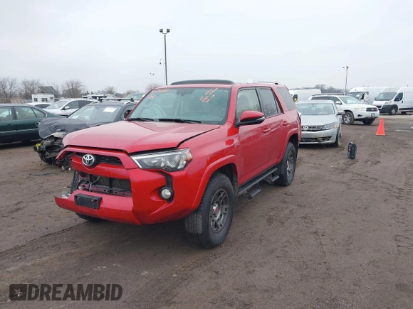 2018 Toyota 4Runner SR5 z VIN JTEBU5JR3J5543673, wystawiony jako IAAI lot #41174753 z przebiegiem 65 465 mil mil oraz . Historia ofert i sprzedaży dostępna na DreamBid. Obrazek 2.
