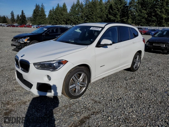 2017 BMW X1 xDrive28i with VIN WBXHT3C34H5F70315, listed as a Copart auction lot 40435943 with 0 mi miles. Bid and sale history available at carsss.com. Image 1.