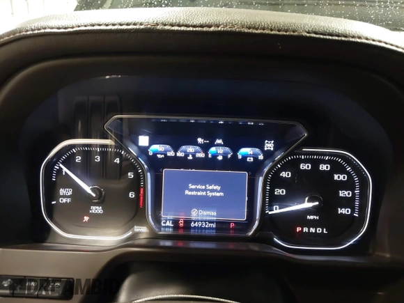 2020 GMC Sierra 1500 Denali with VIN 1GTU9FEL8LZ176453, listed as a IAAI auction lot 42194497 with 64,932 mi miles and . Bid and sale history available at DreamBid. Image 7.