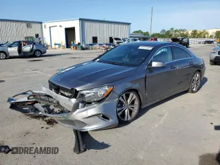 2018 Mercedes-Benz CLA with VIN WDDSJ4EB6JN636097, listed as a Copart auction lot 57271483 with 50,804 mi miles. Bid and sale history available at carsss.com. Image 1.