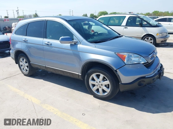 2009 Honda CR-V EX-L with VIN JHLRE38719C001393, listed as a IAAI auction lot 41884431 with 186,677 mi miles and . Bid and sale history available at carsss.com. Image 1.
