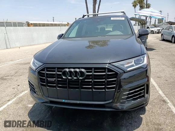 2021 Audi Q7 Premium Plus with VIN WA1LXAF70MD013214, listed as a Copart auction lot 59407865 with 48,834 mi miles and Salvage title. Bid and sale history available at DreamBid. Image 14.