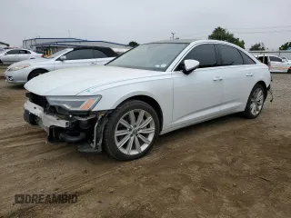 2019 Audi A6 Premium Plus with VIN WAUE8AF29KN127880, listed as a Copart auction lot 53241874 with 54,968 mi miles. Bid and sale history available at carsss.com. Image 1.