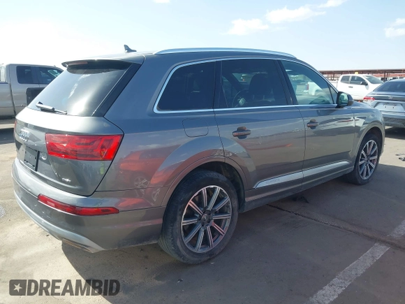 2017 Audi Q7 Premium Plus with VIN WA1LHAF74HD045487, listed as a IAAI auction lot 41939013 with 74,676 mi miles and . Bid and sale history available at DreamBid. Image 4.