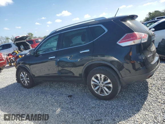 2016 Nissan Rogue SV with VIN KNMAT2MT7GP662915, listed as a Copart auction lot 51901305 with 169,129 mi miles and Salvage Title. Bid and sale history available at DreamBid. Image 2.