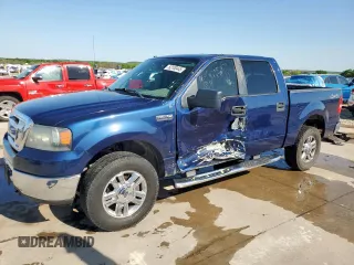 2008 Ford F-150 XL with VIN 1FTRW14W78KC53472, listed as a Copart auction lot 52100445 with 161,390 mi miles and Salvage Title. Bid and sale history available at carsss.com. Image 1.