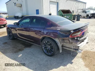 2022 Dodge Charger R/T with VIN 2C3CDXCT8NH145844, listed as a Copart auction lot 51962865 with 34,691 mi miles and Salvage Title. Bid and sale history available at DreamBid. Image 2.