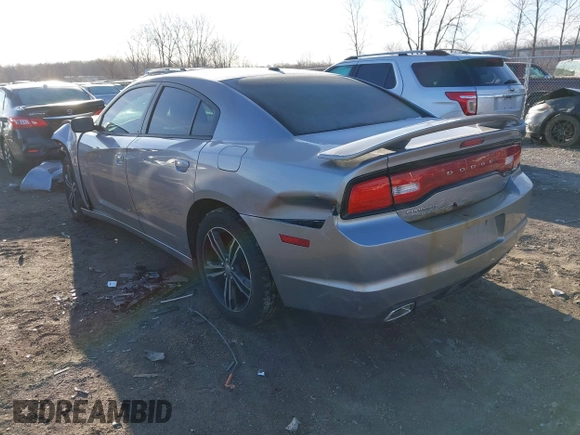 2014 Dodge Charger RT Plus with VIN 2C3CDXDT1EH124140, listed as a IAAI auction lot 41876248 with 127,399 mi miles. Bid and sale history available at carsss.com. Image 3.