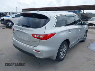 2015 Infiniti QX60 with VIN 5N1AL0MM7FC506839, listed as a IAAI auction lot 42134124 with 103,542 mi miles and . Bid and sale history available at DreamBid. Image 4.